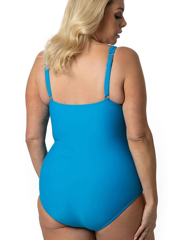 Maillot de bain une pièce Barontex bleu — EU 3XL à FR 44 — vue detail