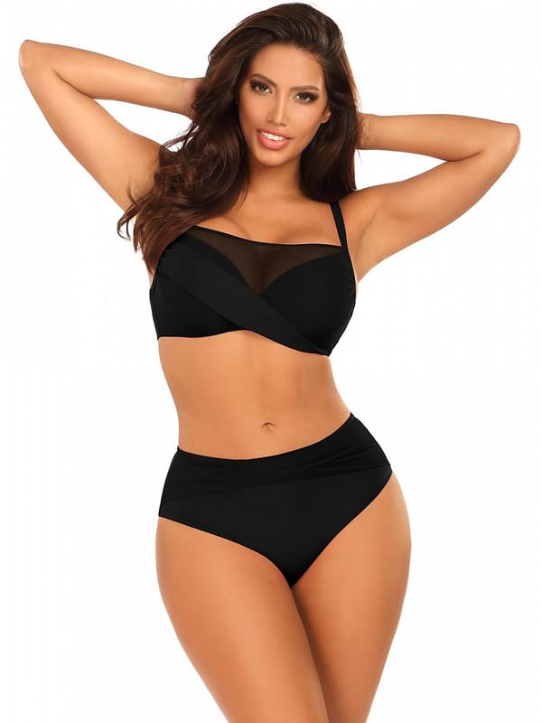 Maillot de bain deux pièces Barontex noir — EU 40D à EU 46C - Deux Pieces - 68.9 euros