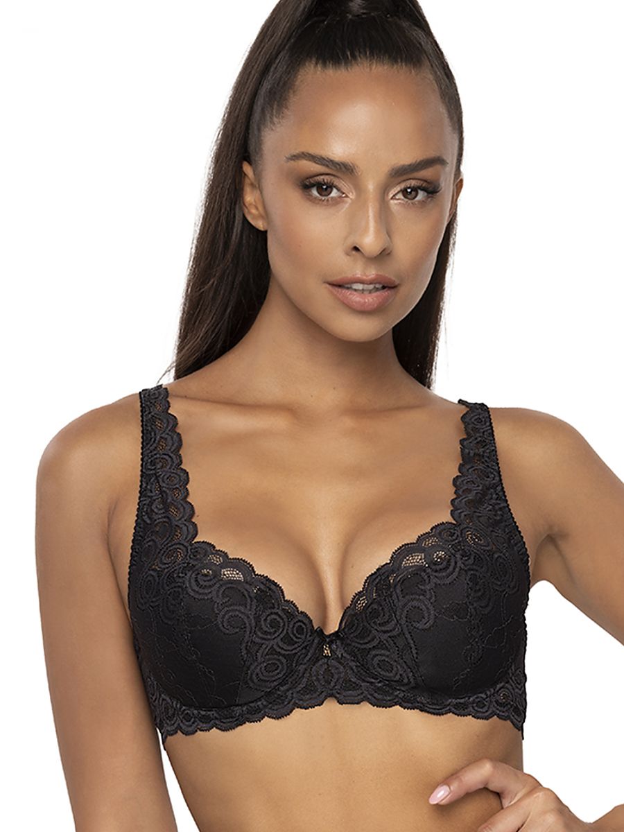 Soutien-gorge rembourré Mat noir — FR 80G à FR 110F