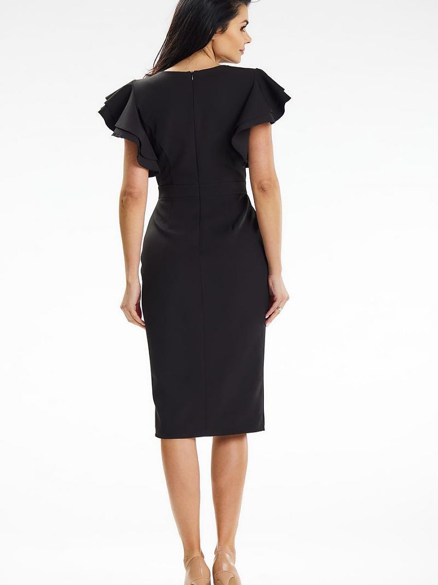 Robe de cocktail awama noir — FR 42 à FR 38