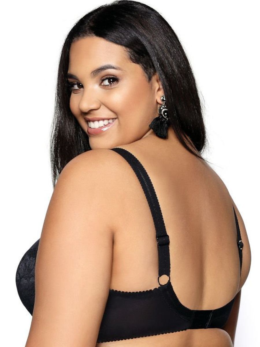 Soutien-gorge rembourré Mat noir — FR 80E à FR 95H - vue 3