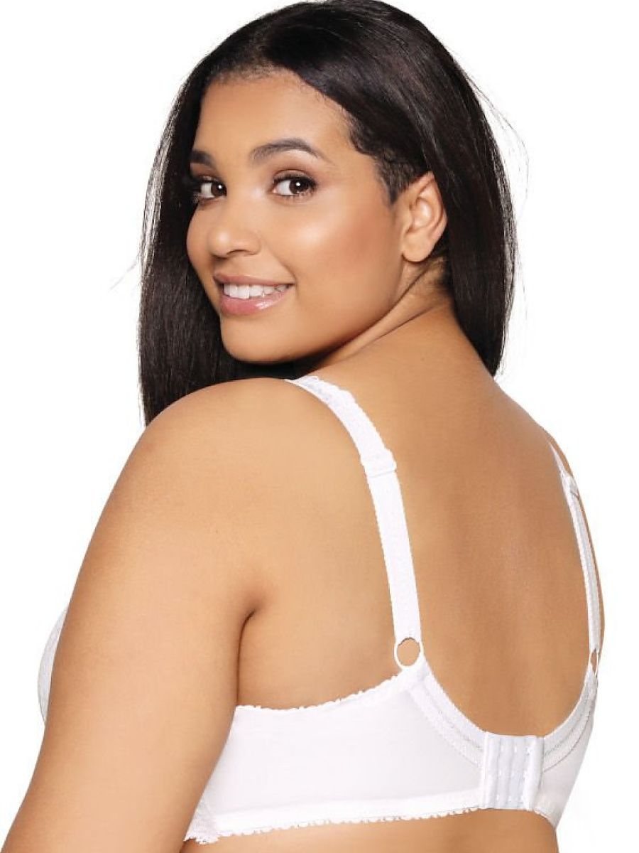 Soutien-gorge rembourré Mat blanc — FR 115D à FR 100G - vue 3