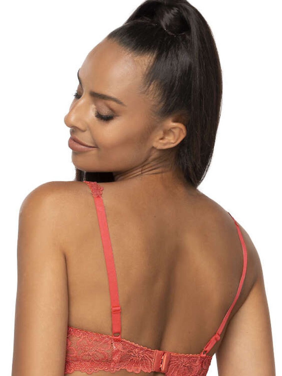 Soutien-gorge rembourré Mat orange — FR 80B à FR 100D - vue 3
