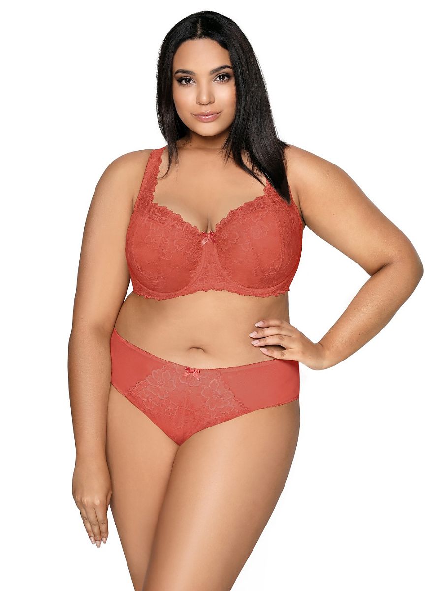 Soutien-gorge rembourré Mat orange — FR 80G à FR 110D - vue 2