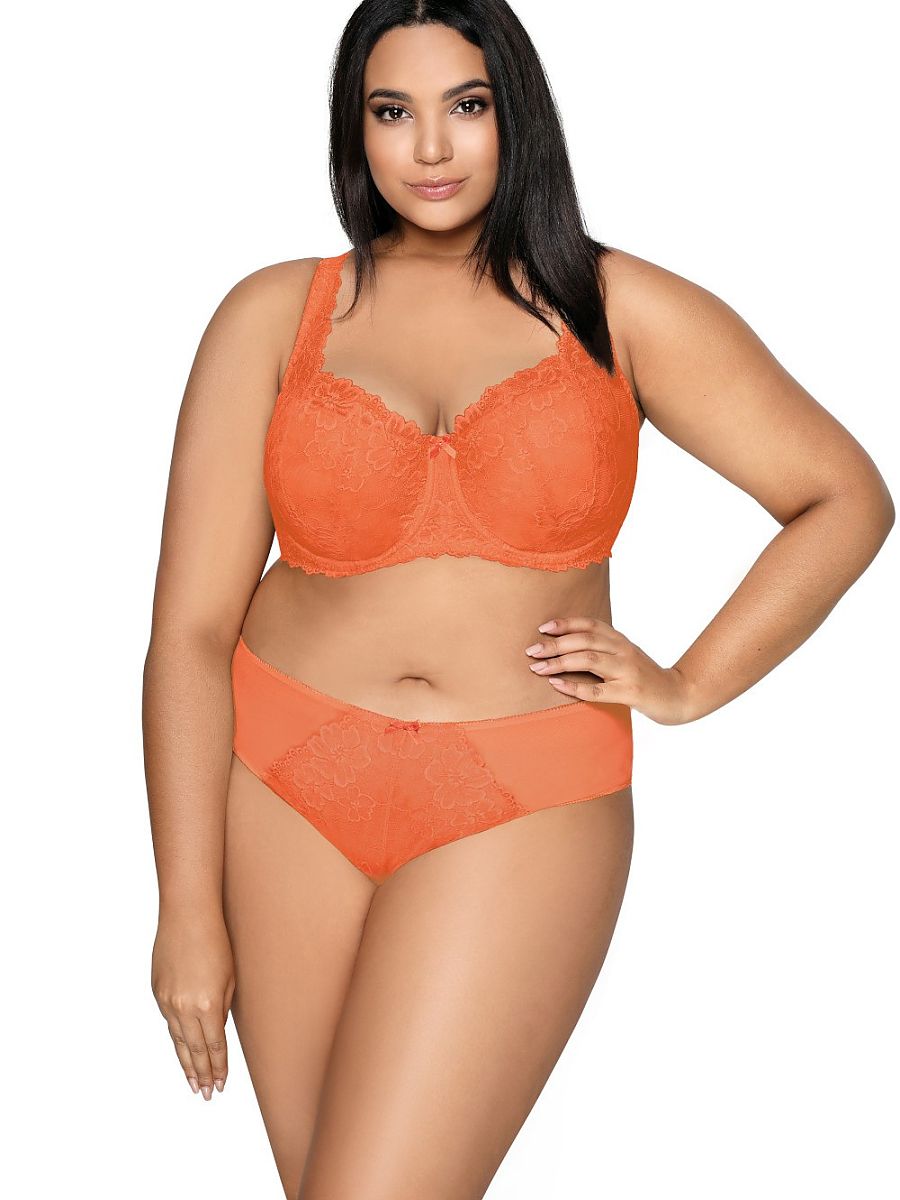 Soutien-gorge rembourré Mat orange — FR 80I à FR 110D - vue 2