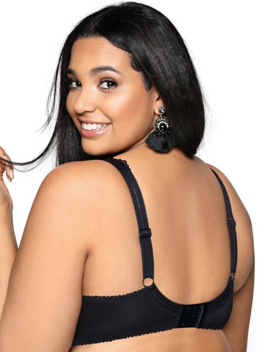 Soutien-gorge rembourré Mat noir — FR 125C à FR 85H - vue 3