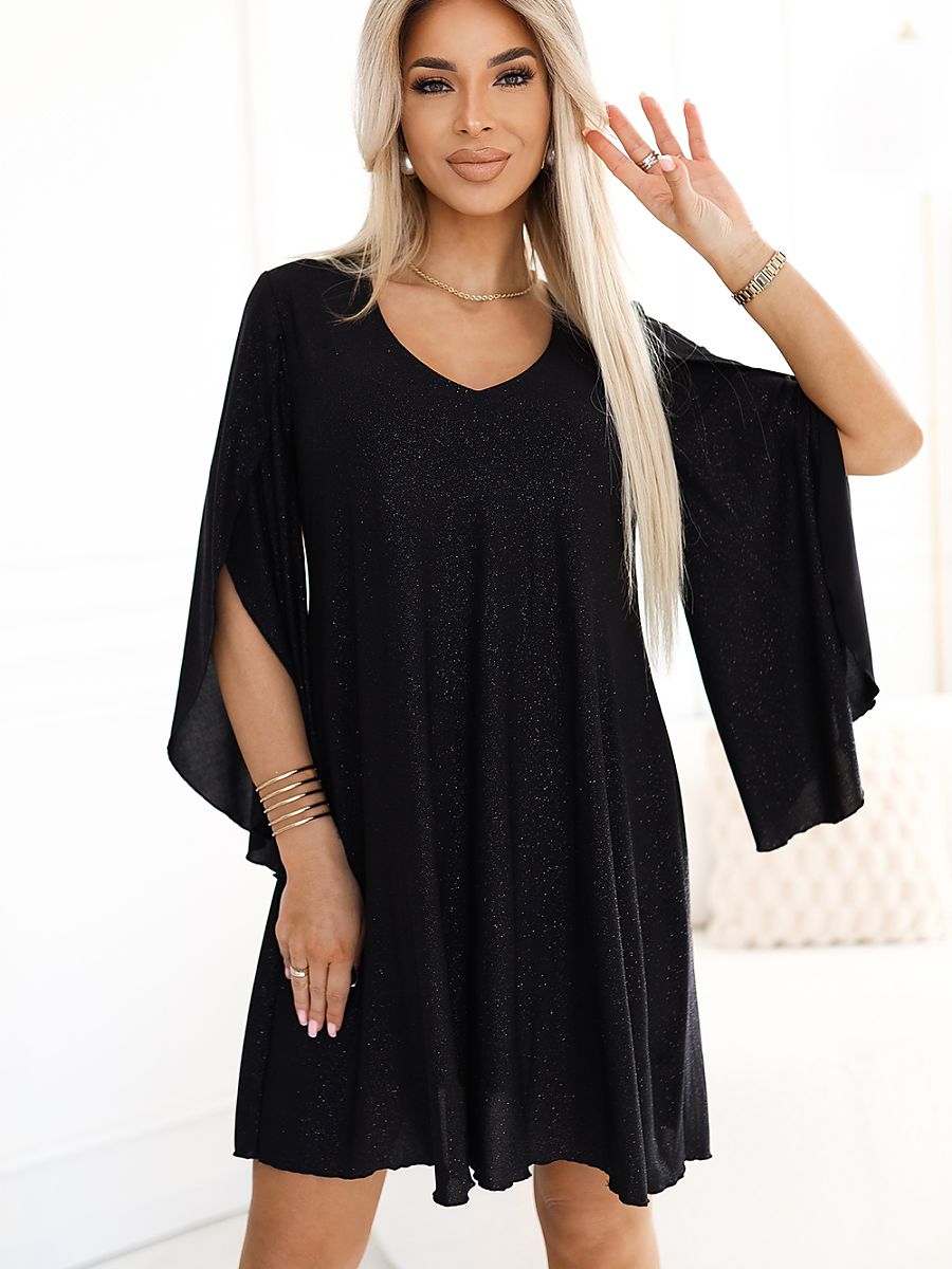 Robe de soirée Numoco noir — EU S/M à EU S/M - photo principale