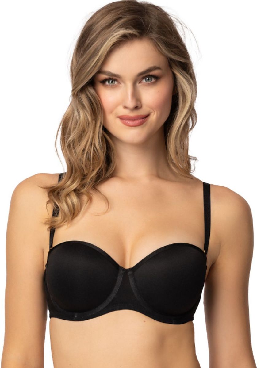 Soutien-gorge sans-bretelles Mat noir — FR 115B à FR 110D - vue 2