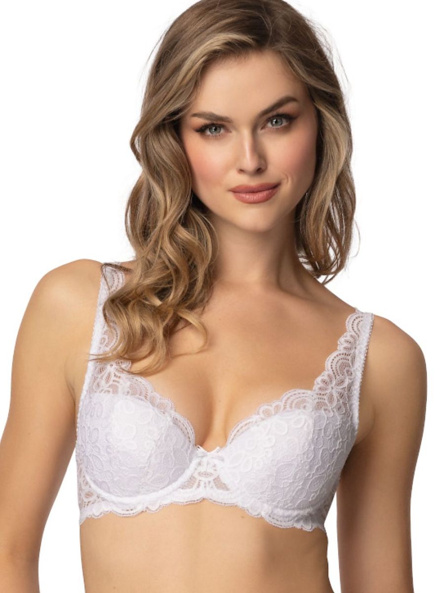 Soutien-gorge rembourré Mat blanc — FR 115B à FR 110F - vue 3