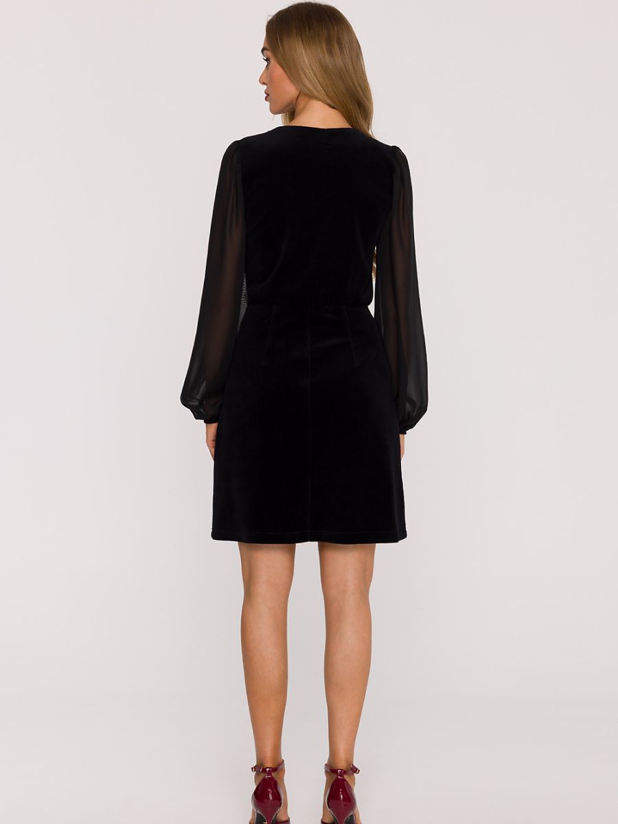 Robe de soirée Moe noir — FR 42 à FR 38 - vue 3