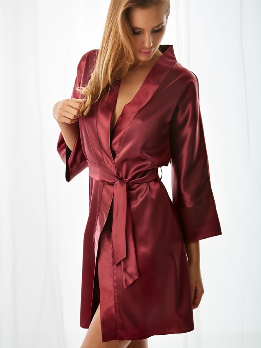 Robe de chambre Kalimo rouge — FR 42 à FR 38
