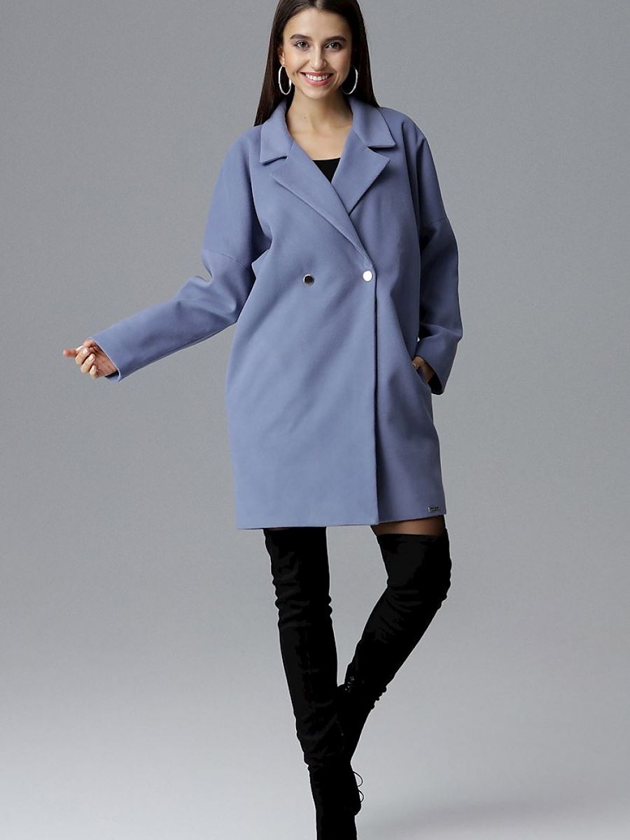 Manteau Figl bleu — EU L/XL à EU S/M