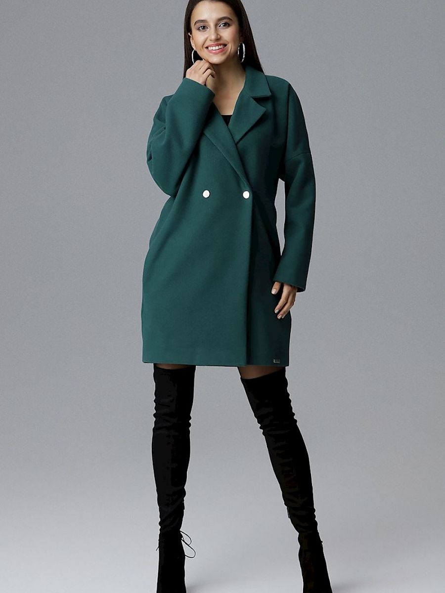 Manteau Figl vert — EU S/M à EU S/M