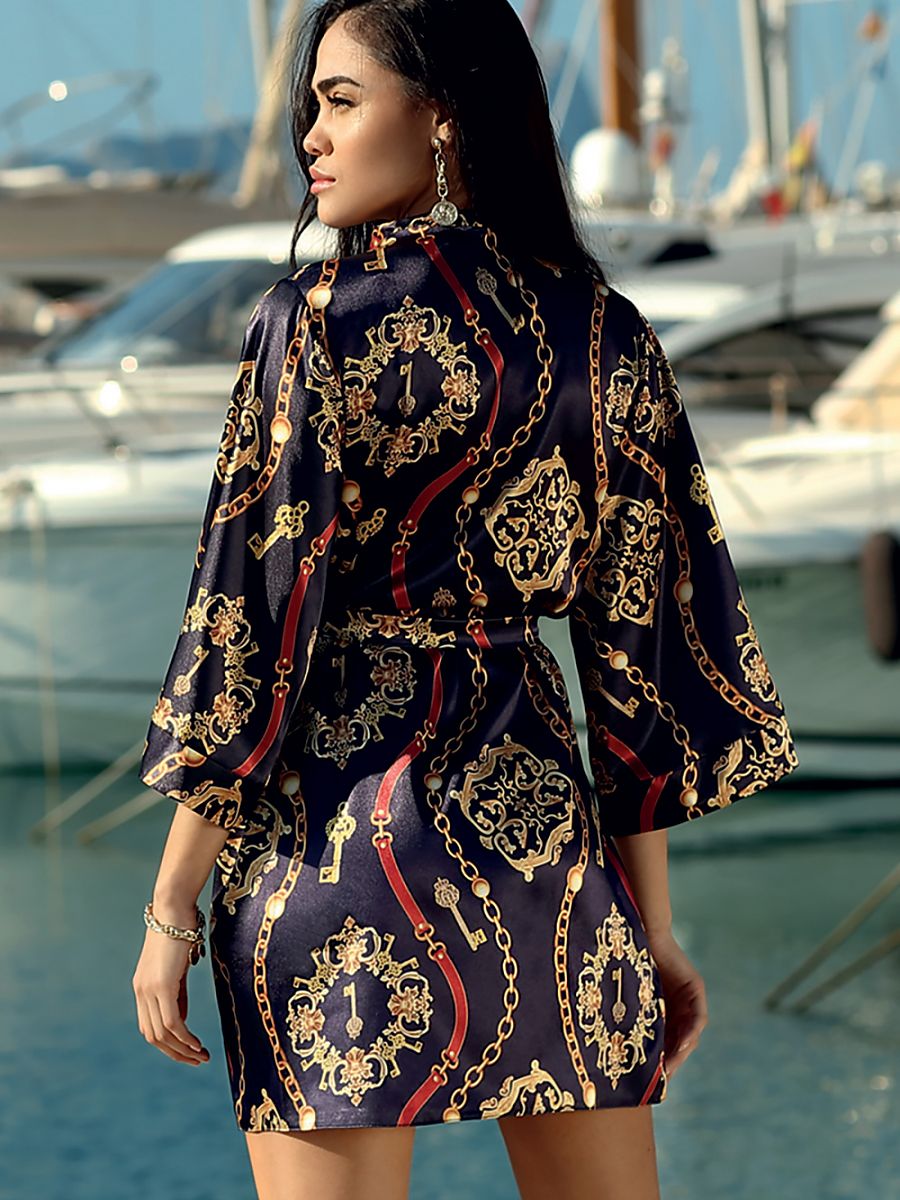 Peignoir DKaren multicouleur — FR 36 à FR 36 - vue 2