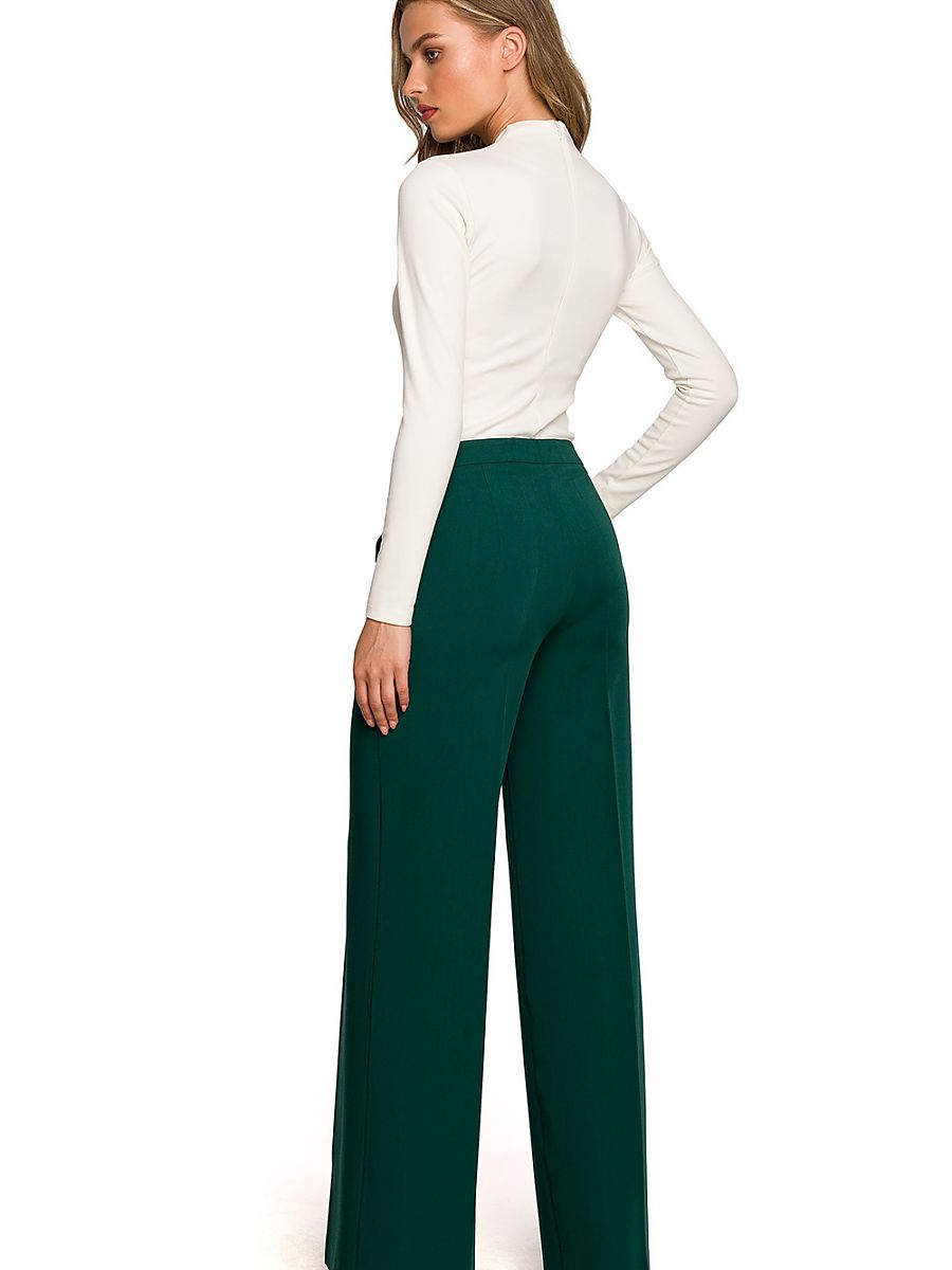 Pantalon femme Stylove vert — FR 42 à FR 38 - vue 2