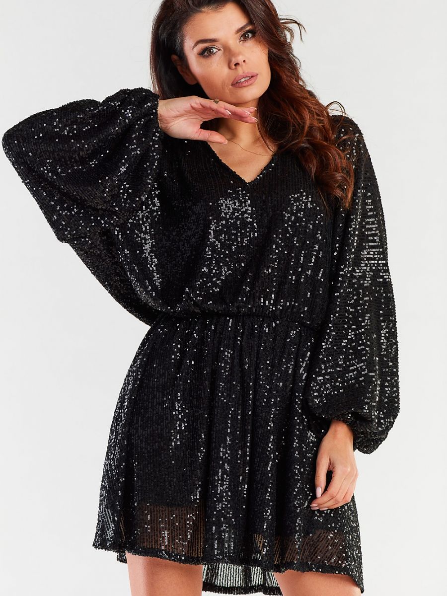Robe de soirée awama noir — EU universelle à EU universelle - photo principale