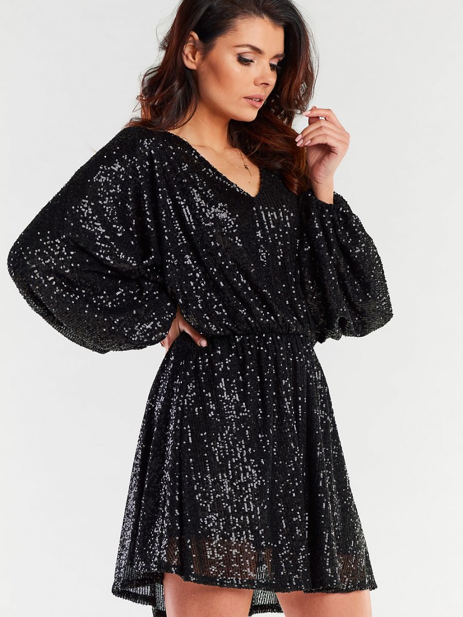 Robe de soirée awama noir — EU universelle à EU universelle - photo principale