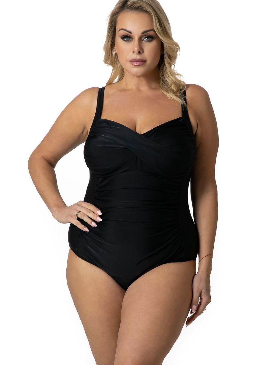 Maillot de bain une pièce Barontex noir — EU 2XL à FR 44